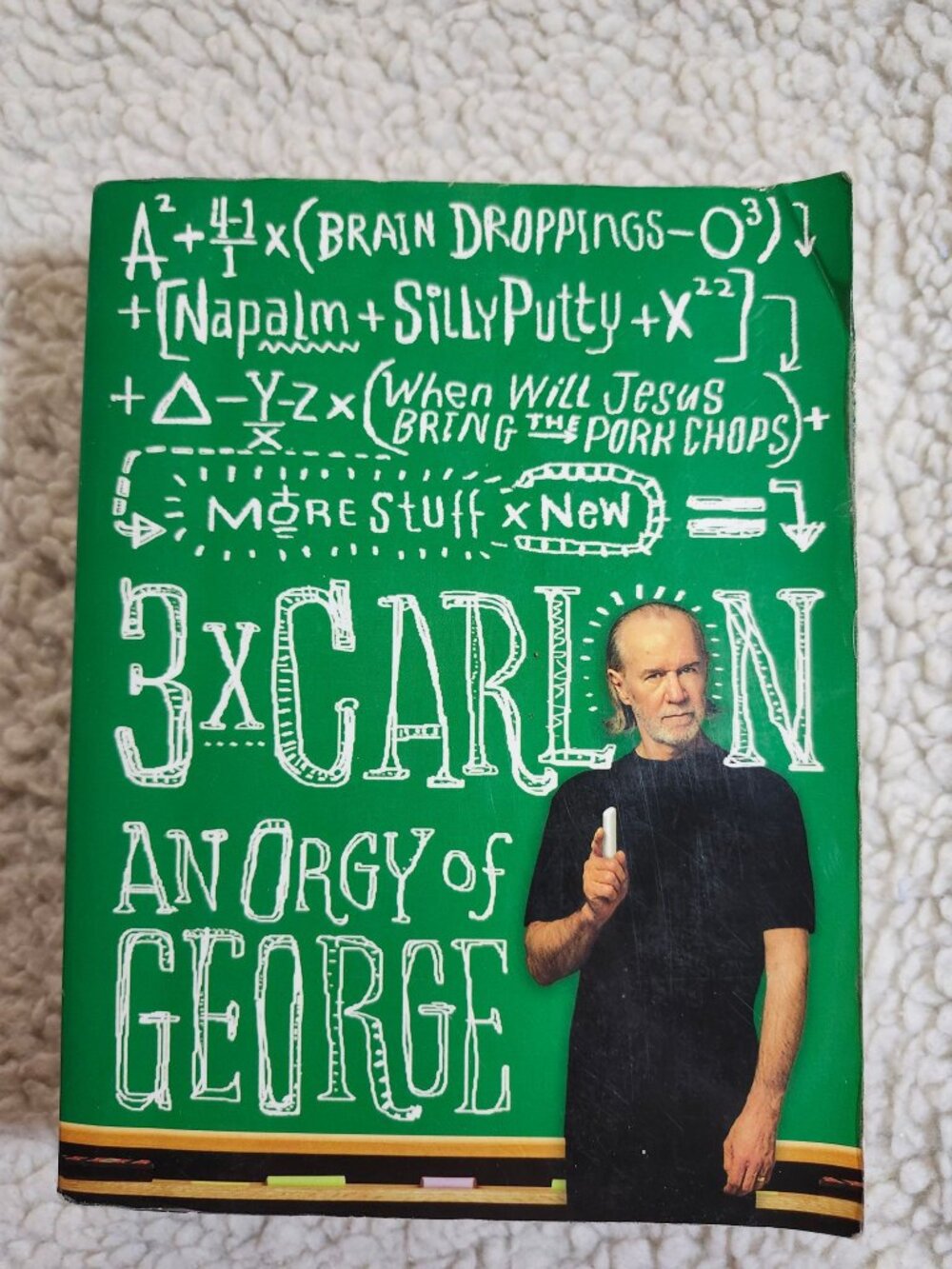 George Carlin 3x Carlin An Orgy of George Paperback 1st Edition Humor Omnibus
